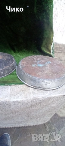 Стари бакърени тави , снимка 16 - Антикварни и старинни предмети - 54125986