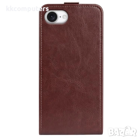 Apple iPhone 16e Flip3 Кожен Калъф и Скрийн Протектор, снимка 4 - Калъфи, кейсове - 52686911