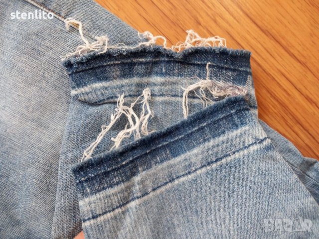 Накъсани дънки за бременни от H&M Мama Skinny High Rib, снимка 11 - Дрехи за бременни - 39973109