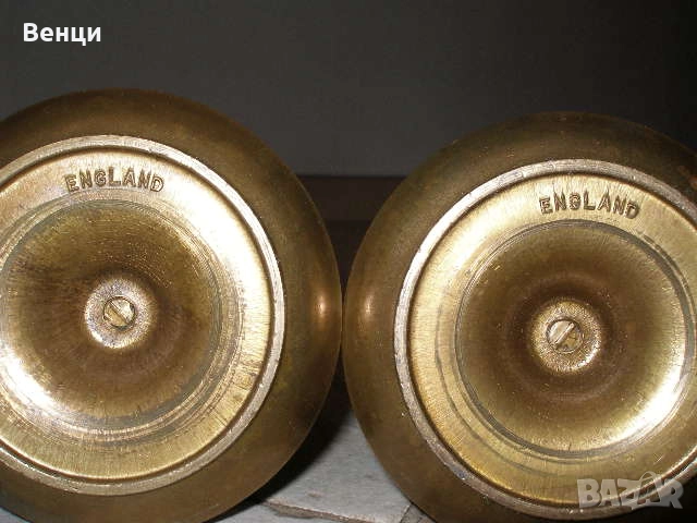 Месингови Свещници, снимка 6 - Антикварни и старинни предмети - 52798278