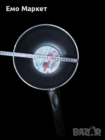 Тиган с гранитно покритие, диаметър 25 см, снимка 2 - Съдове за готвене - 48920458