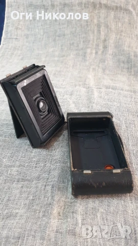 Старинен мехов  фотоапарат KODAK USA, снимка 5 - Антикварни и старинни предмети - 51234218