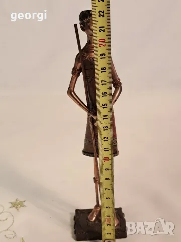 африканска фигурка масай   23/2, снимка 9 - Колекции - 49309387