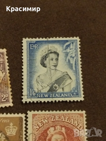 Нова Зеландия.Елизабет . пощенски марки , снимка 4 - Филателия - 52498840
