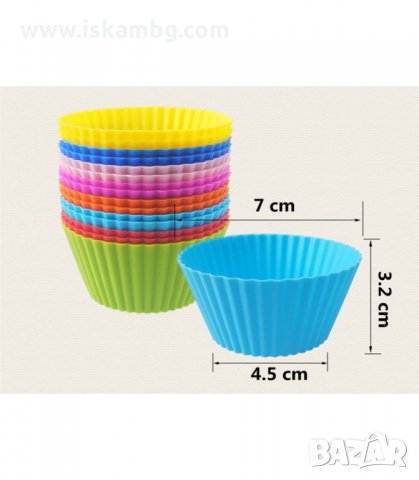 СИЛИКОНОВИ ФОРМИ ЗА КЕКСЧЕТА - код  2763, снимка 11 - Форми - 33919274