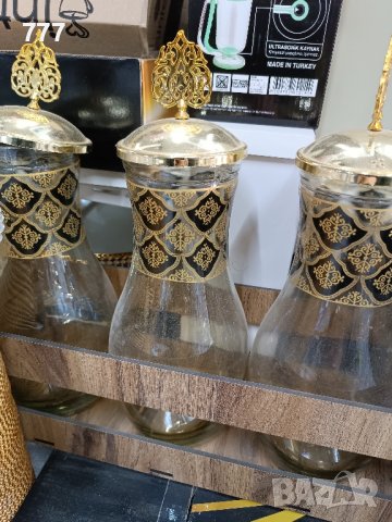 шишенца на поставка, снимка 2 - Аксесоари за кухня - 44430429