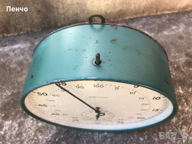 стар стенен /лабораторен/ хронометър "JUNGHANS" MADE IN GERMANY, снимка 13 - Антикварни и старинни предмети - 42918128