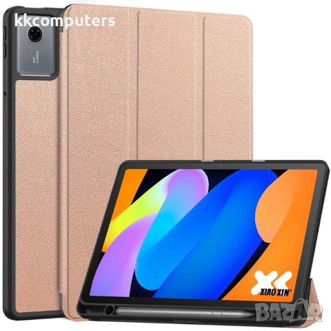 Защитен Кожен калъф със Стойка и Протектор за Lenovo Tab K11 Gen 2 / Lenovo Idea Tab | Auto Wake/Sle, снимка 6 - Калъфи, кейсове - 52222049