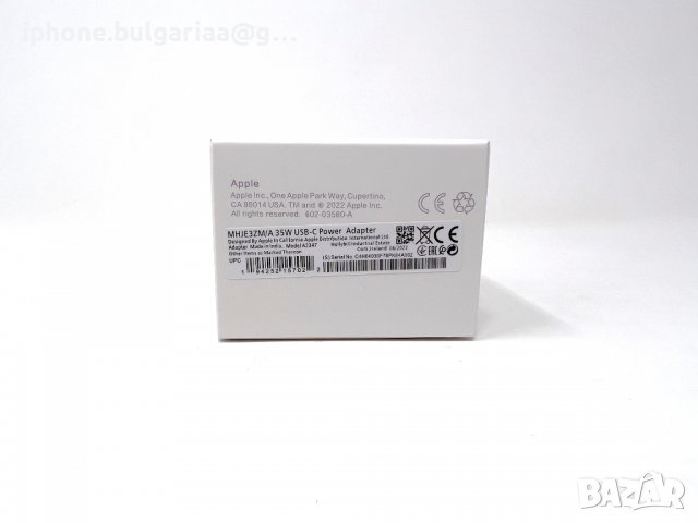  Адаптер зарядно DUAL USB C 35W Power Adapter Apple iPhone, снимка 7 - Оригинални зарядни - 37530621