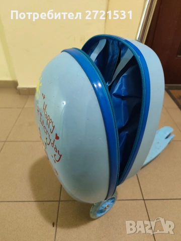 Тротинетка с детски куфар Scooter 2 в 1, снимка 4 - Други - 54284118