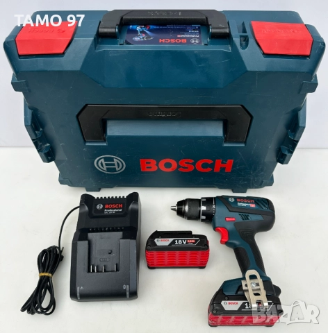 BOSCH GSR 18V-28 - Акумулаторен винтоверт 18V като нов!