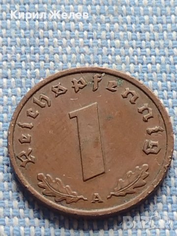 Монета 1 райхсфенинг 1937г. Германия Трети Райх с СХВАСТИКА за КОЛЕКЦИЯ 26700