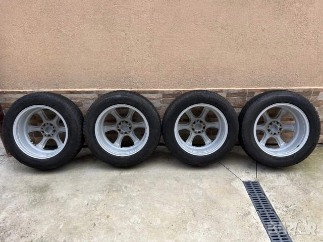 Джанти RIAL 5x114.3 , 17 цола + гуми UNIROYAL 215/60 DOT : 3723, снимка 2 - Гуми и джанти - 54159673