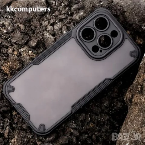 Калъф силикон Defender Matt / Черна - рамка / за iPhone 15 Pro 6.1 Баркод : 3131999, снимка 3 - Калъфи, кейсове - 50326444
