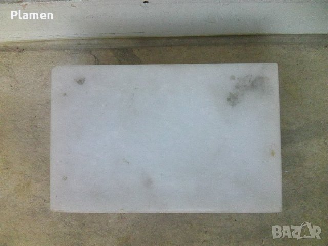 Стара мраморна българска кутийка за бижута от Минералсувенир, снимка 2 - Други ценни предмети - 38074902