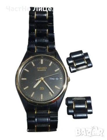 Рядък Мъжки Часовник Seiko Quartz SQ