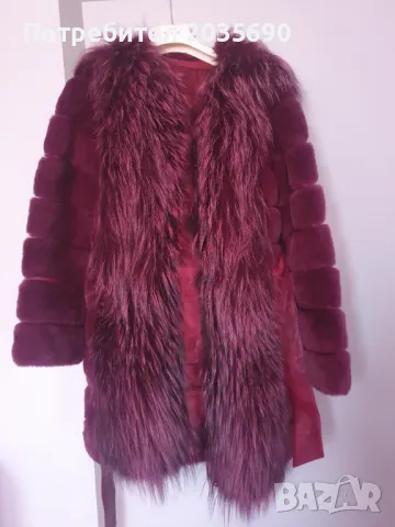 Луксозен кожух от чинчила и лисица