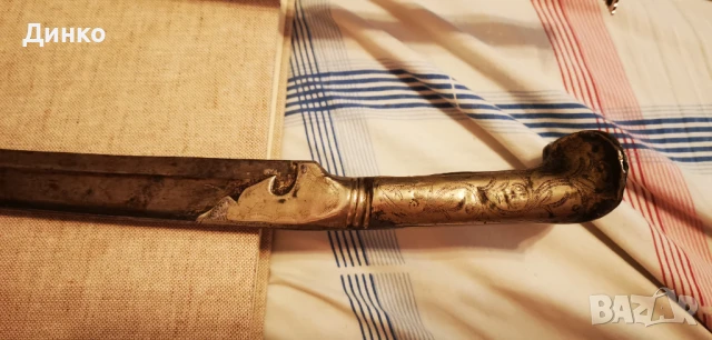 Гръцки ятаган 19век оригинал., снимка 6 - Антикварни и старинни предмети - 51326008
