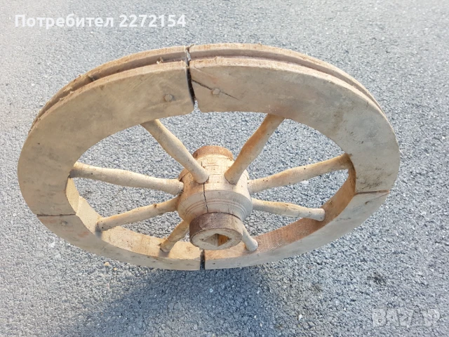 Колело от чакръг , снимка 2 - Антикварни и старинни предмети - 51333911