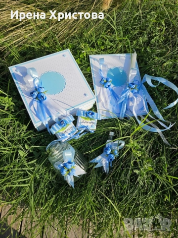 Комплект за кръщене. Наличнен! , снимка 2 - Декорация - 52863921
