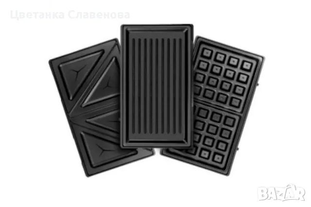 Сандвич тостер Taurus Miami Premium, 900W, Сменяеми плочи, LED функция,Вертикално съхранение, Инокс, снимка 4 - Тостери - 50252621