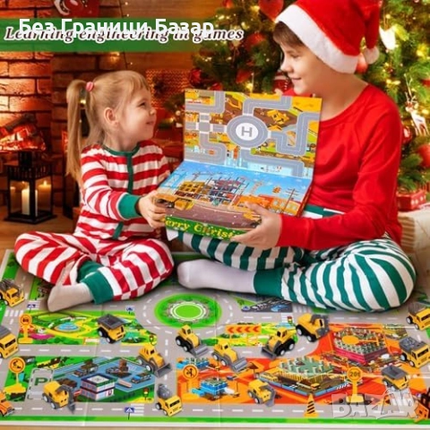 Нов Детски адвент календар – строителни коли и аксесоари играчки деца, снимка 5 - Образователни игри - 52776310