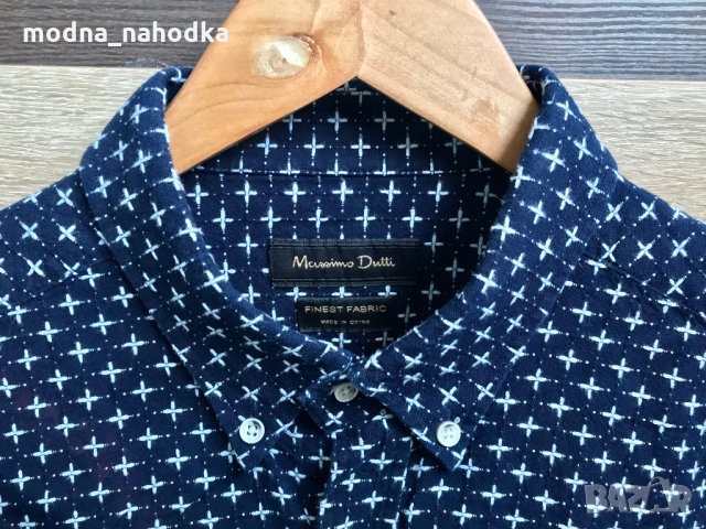 Плътна мъжка риза Massimo Dutti размер L