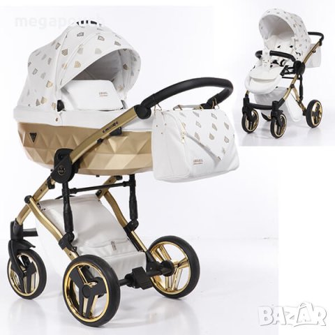 Бебешка количка Junama Glow 2в1, 3в1 НОВА, снимка 2 - Детски колички - 42081792