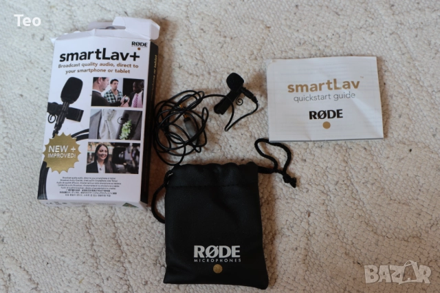 Професионален микрофон брошка RODE smartLav + (за смартфон), снимка 4 - Микрофони - 52593222
