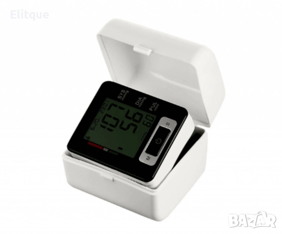 Апарат за кръвно налягане UKC BLPM-29, За китка, LCD дисплей, 3V, Автоматично изключване, снимка 2 - Други - 52832170