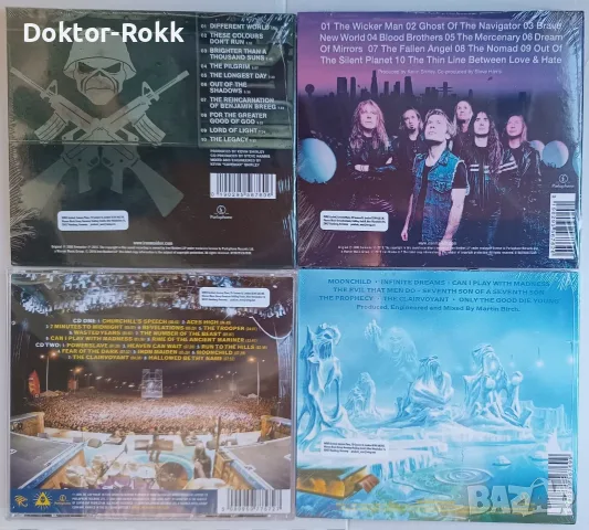 Iron Maiden CD - оригинални запечатани дискове, снимка 2 - CD дискове - 56185380