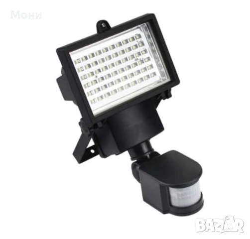 LED прожектор с датчик и соларен панел, снимка 2 - Прожектори - 53917081