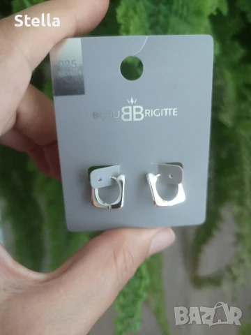 Сребърни нови немски обици BIJOU BRIGITTE проба 925, снимка 2 - Обеци - 51392280