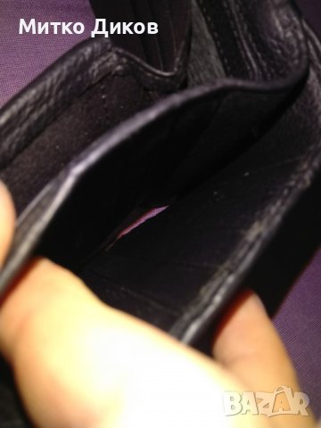 Италиански портфейл 125х100мм естествена кожа с много прегради за карти-документи, снимка 10 - Портфейли, портмонета - 37908425