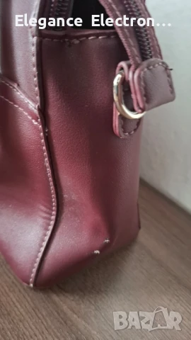 Дамска чанта David Jones – Бордо, снимка 6 - Чанти - 51287919