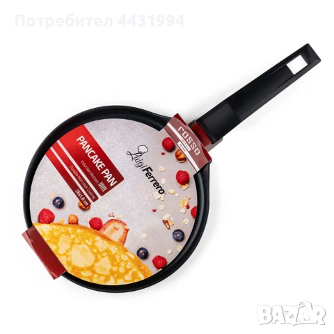 Тиган за палачинки Luigi Ferrero Rosso FR-2618 26x1.8cm, снимка 1