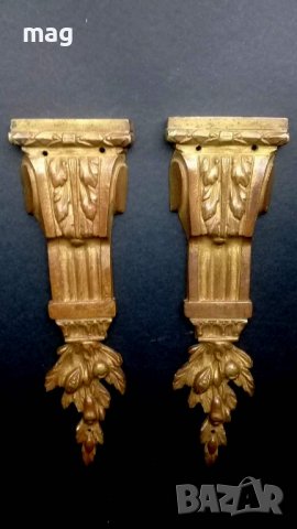 Старинни френски месингови дръжки и орнаменти,стил Луи XV., снимка 14 - Антикварни и старинни предмети - 37392117