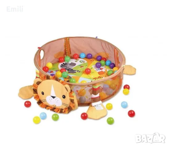 Център за игра с матрак и занимателни играчки 