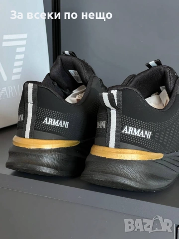 Emporio Armani Мъжки Маратонки👟Мъжки Спортни Обувки Емпорио Армани - 2 Цвята Код SK618, снимка 5 - Маратонки - 53092380