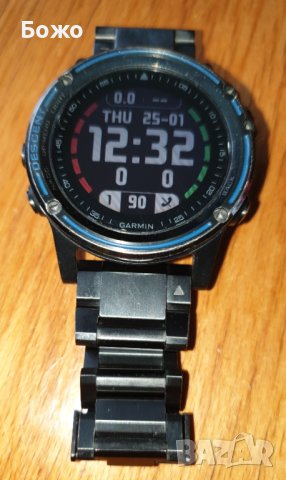  Водолазен смарт часовник Garmin Descent Mk1 Titanium (модел 010-01760-11), снимка 2 - Водни спортове - 44263018