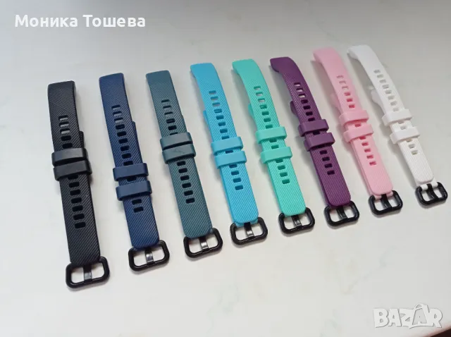 Силиконови каишки за Honor Band 4 и 5, снимка 2 - Друга електроника - 50408510