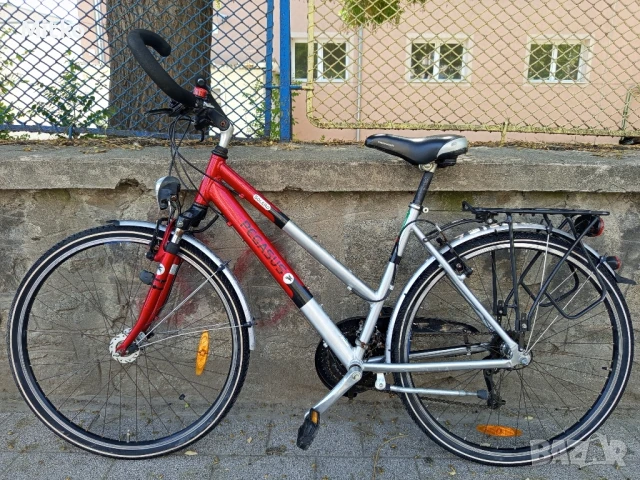 28 цола алуминиев велосипед с 21 скорости усилени капли амортисьори предни като нов , снимка 5 - Велосипеди - 51158425