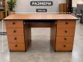 Практично офис бюро с 8 чекмеджета - 140×70×75 см, снимка 1