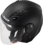 Мото Каска LS2 Open Faced Motorcycle Helmet Airflow II ECE 22.06 L Размер SOLID GLOSS BLACK-06 Черна, снимка 4