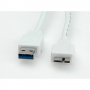 Кабел USB-A към Micro USB-B 3.0 Roline 11.99.8875 Бял 2m, USB-A to Micro USB-B M/M, снимка 3