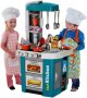 Детска Мултифункционална кухня с течаща вода и хладилник, снимка 3