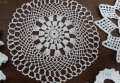 плетени покривки дантели на една кука бели ,памук, снимка 5