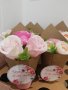 Кошнички със сапунени рози , снимка 1 - Подаръци за жени - 35896539