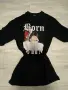 Bershka oversized тениска/рокля, размер S, черна, снимка 1