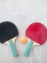 Чисто нови два броя хилки за тенис на маса ,плюс Пинк понк топче, снимка 1 - Тенис - 29568049